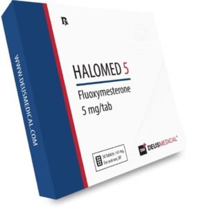 Deus Medical Halomed 5 Fluoxymesterone 50x5mg | Anabolic District Shop