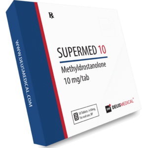 Deus Medical Supermed 10 Methasterone 50x10mg | Anabolic District Shop